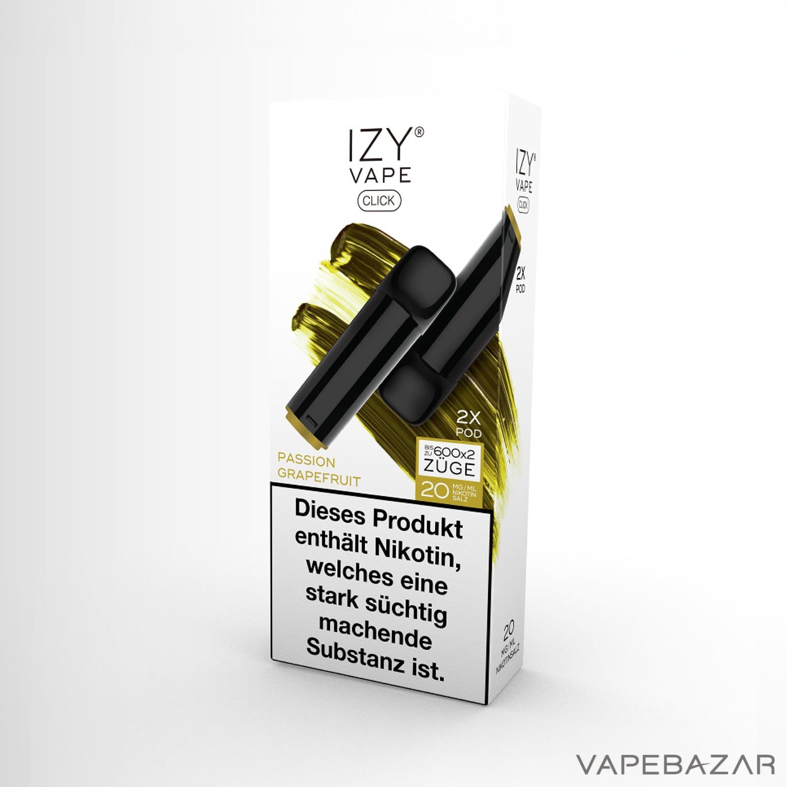 Izy Vape Click Passion Grapefruit 2 | Vapebazar Vapebazar Izy Vape Click - Passion Grapefruit 2