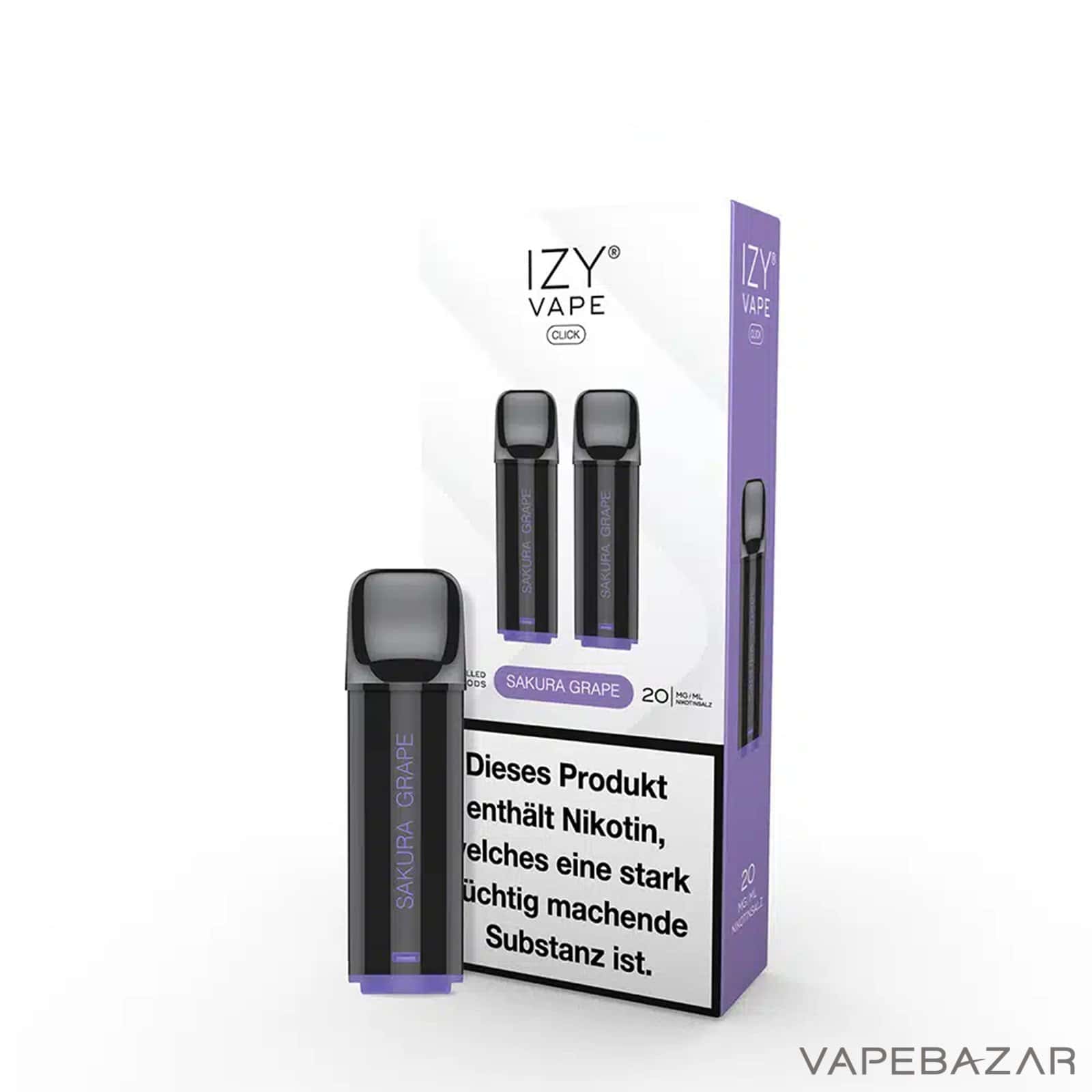 Izy Vape Click Sakura Grape 2 | Vapebazar Vapebazar Izy Vape Click - Sakura Grape 2