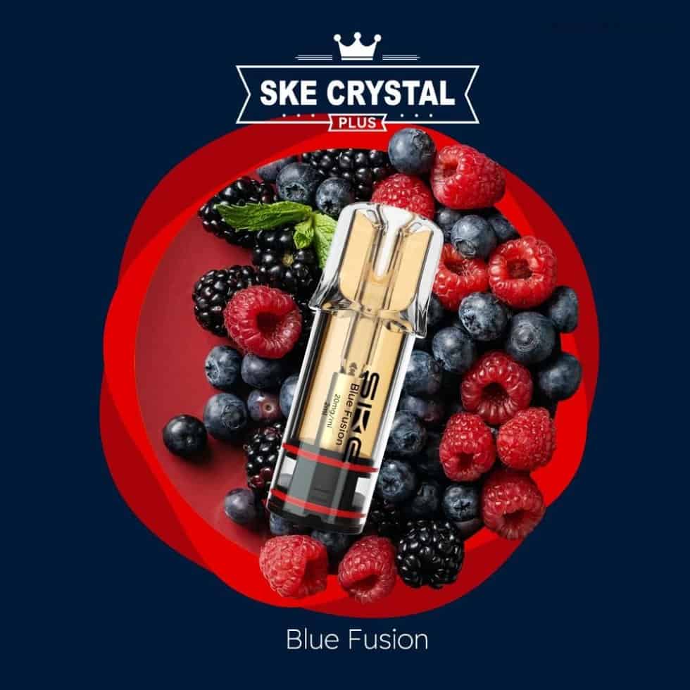 Ske Crystal Plus Blue Fusion Pod | Vapebazar Ske Crystal Plus Pod - Blue Fusion - 20Mg/Ml Nikotin