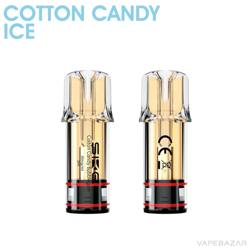 Ske Crystal Plus Cotton Candy Ice 02 | Vapebazar Ske Crystal Plus Pod - Cotton Ice - 20Mg/Ml Nikotin