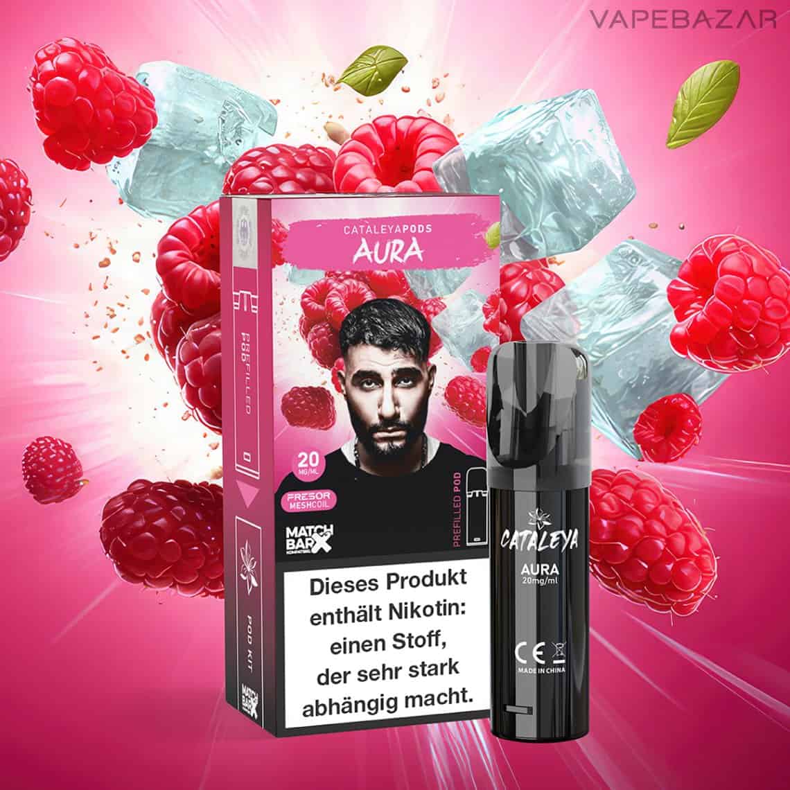 Cataleya Vape Pods Aura 01 | Vapebazar Cataleya By Samra Prefilled Pod - Aura | Vapebazar