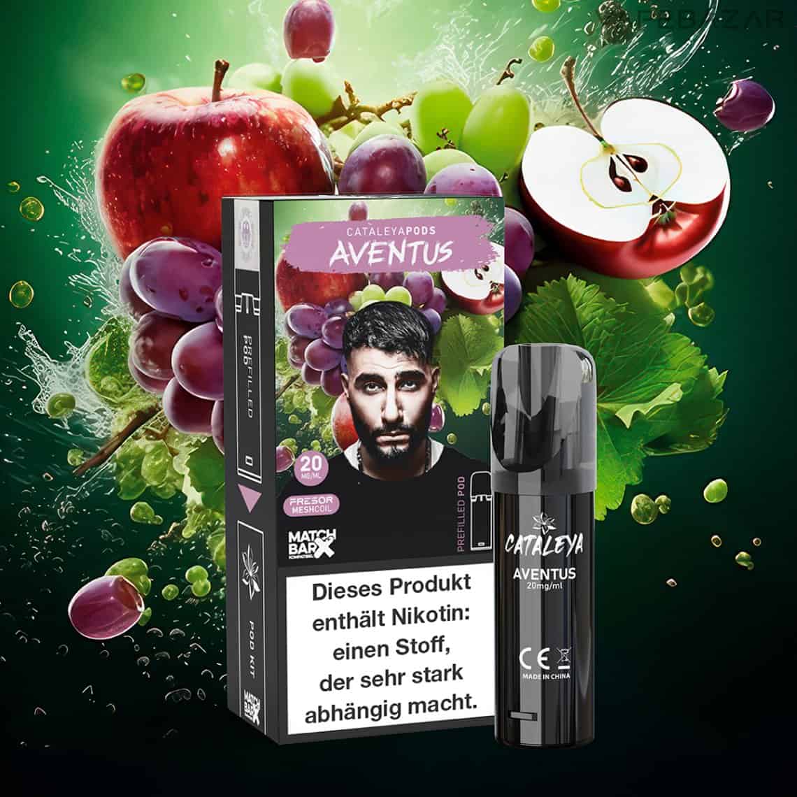 Cataleya Vape Pods Aventus 01 | Vapebazar Cataleya By Samra Prefilled Pod - Aventus