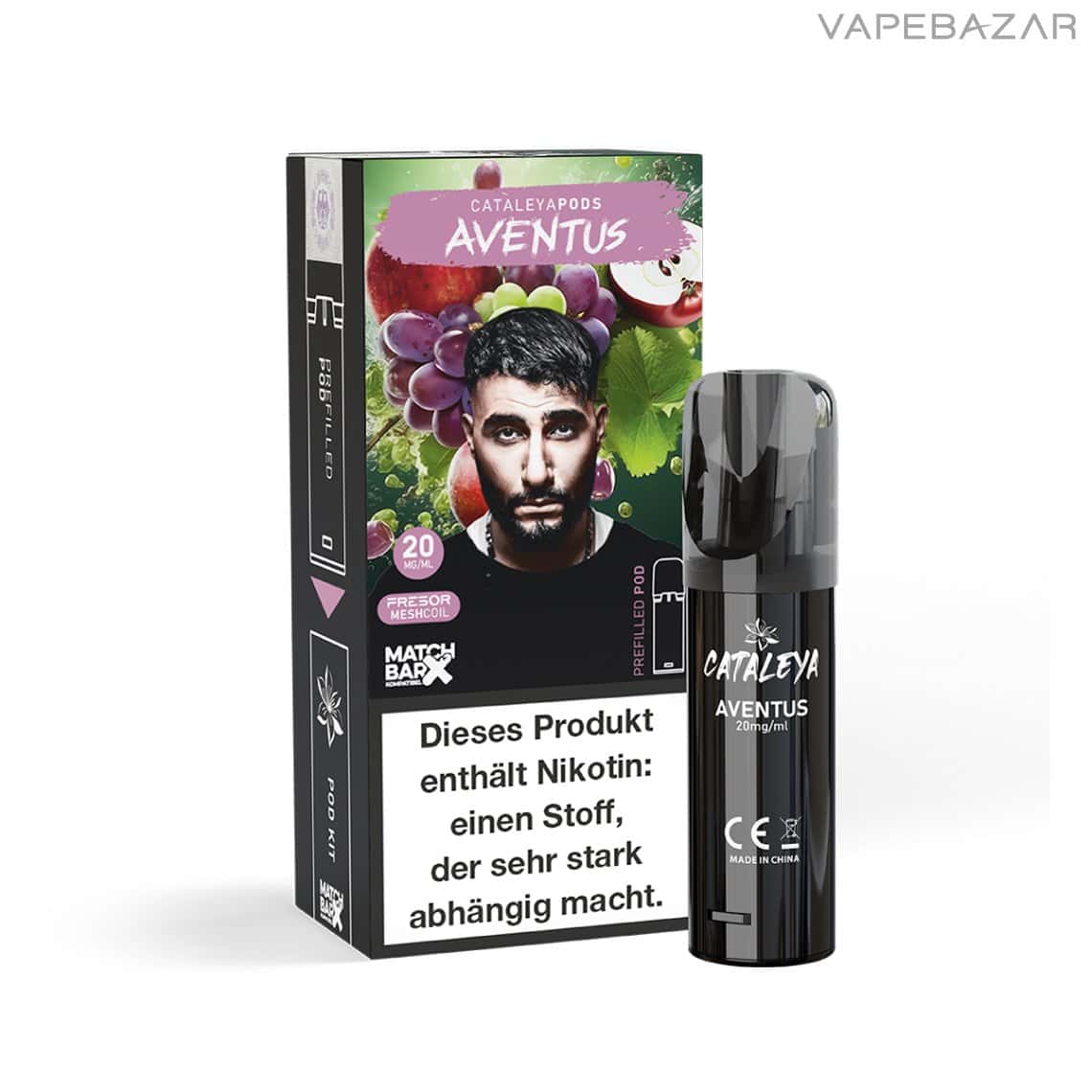 Cataleya Vape Pods Aventus 02 | Vapebazar Cataleya By Samra Prefilled Pod - Aventus