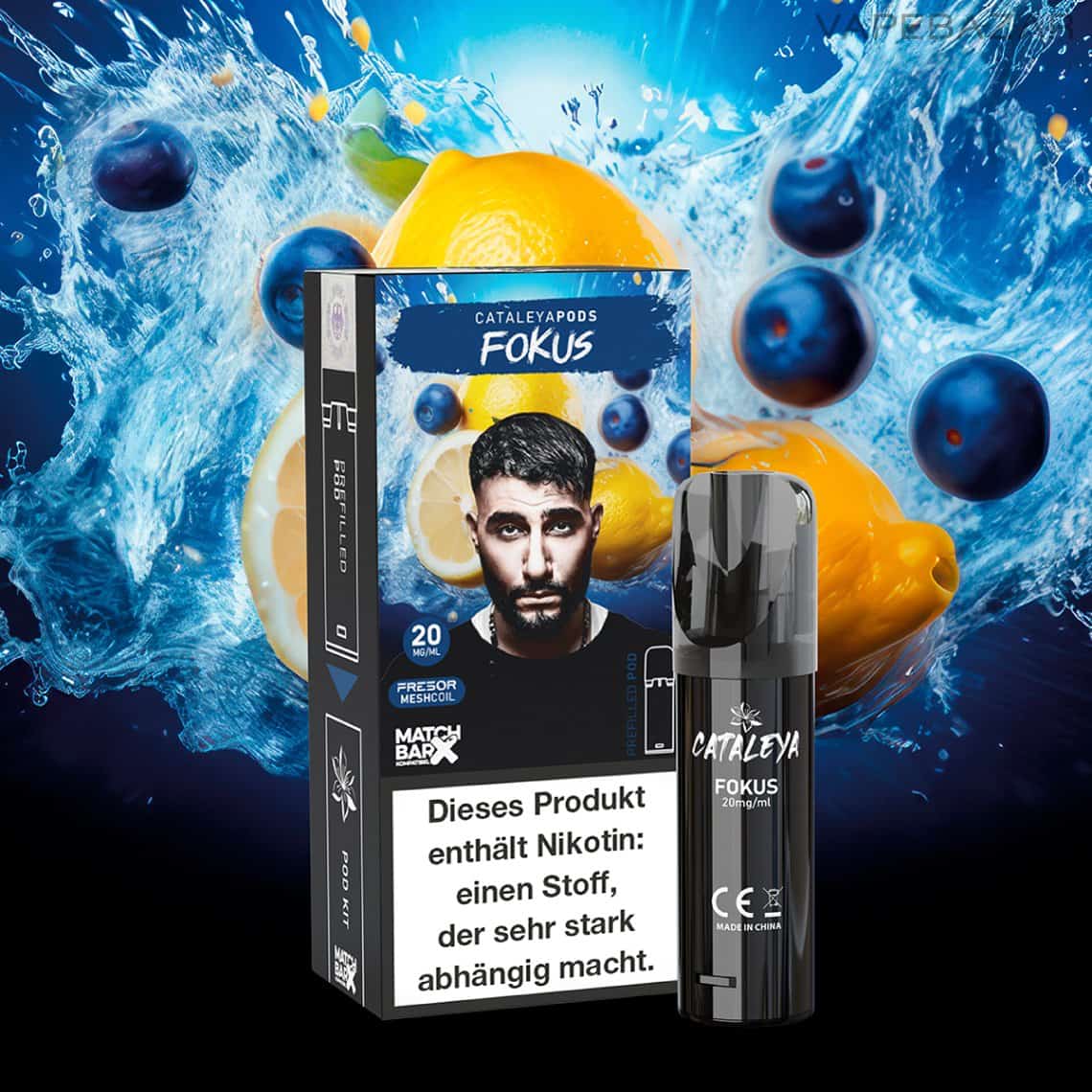 Cataleya Vape Pods Fokus 01 | Vapebazar Cataleya By Samra Prefilled Pod - Fokus