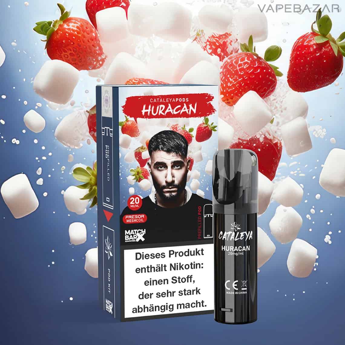 Cataleya Vape Pods Huracan 01 | Vapebazar Cataleya By Samra Prefilled Pod - Huracan - Vapebazar
