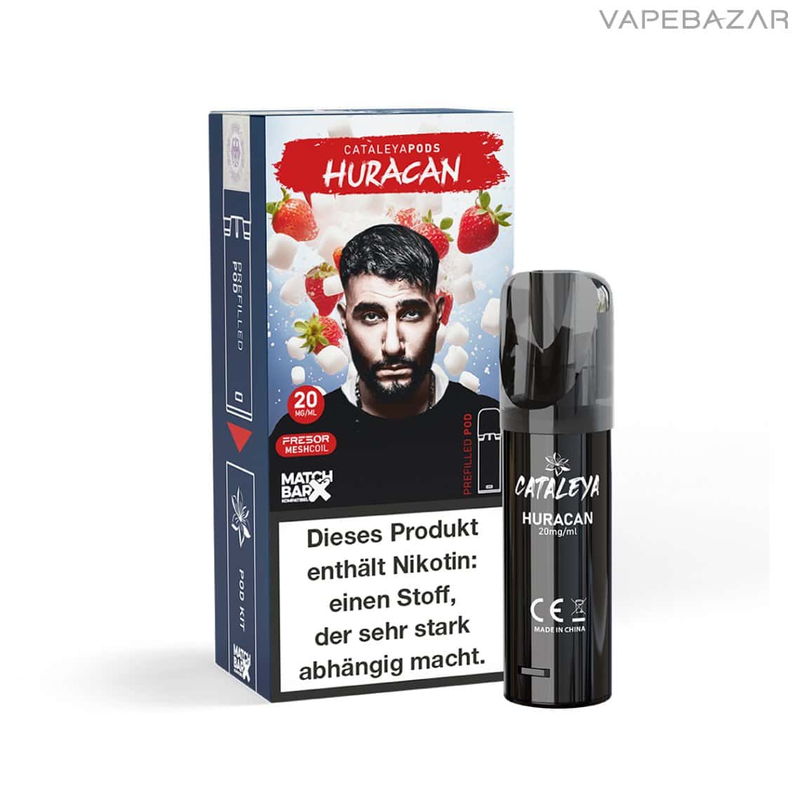 Cataleya Vape Pods Huracan 02 | Vapebazar Cataleya By Samra Prefilled Pod - Huracan - Vapebazar