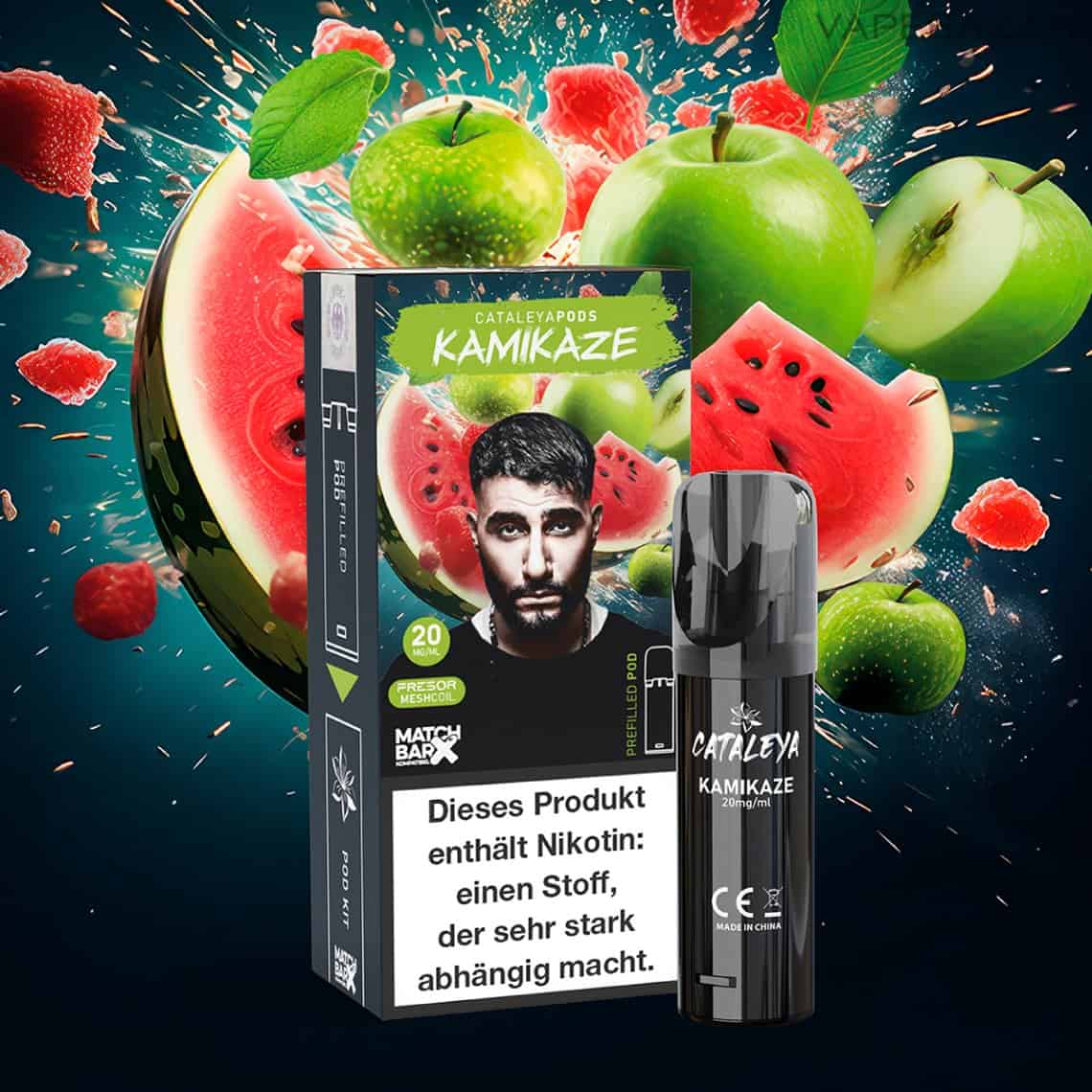 Cataleya Vape Pods Kamikaze 01 | Vapebazar Cataleya By Samra Prefilled Pod - Kamikaze - Vapebazar