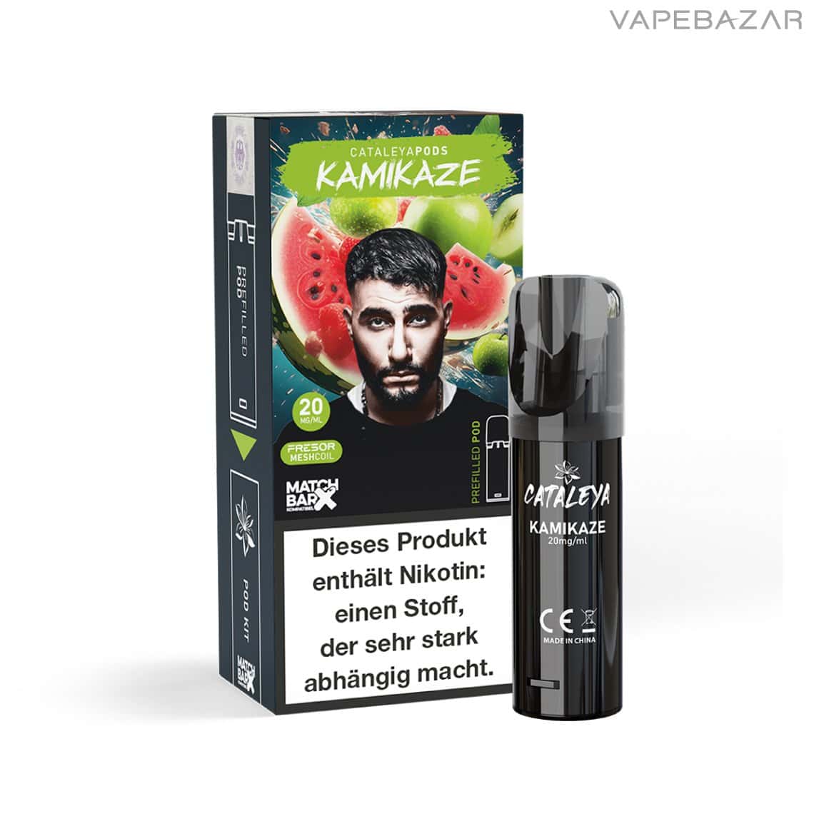 Cataleya Vape Pods Kamikaze 02 | Vapebazar Cataleya By Samra Prefilled Pod - Kamikaze - Vapebazar
