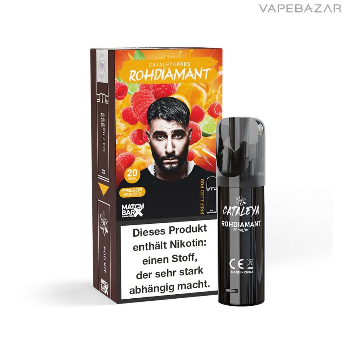 Cataleya Vape Pods Rohdiamant 02 | Vapebazar Cataleya By Samra Prefilled Pod - Rohdiamant