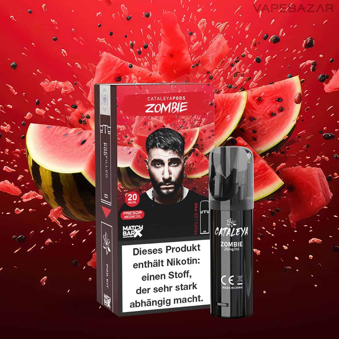 Cataleya Vape Pods Zombie 02 | Vapebazar Cataleya By Samra Prefilled Pod - Zombie | Vapebazar
