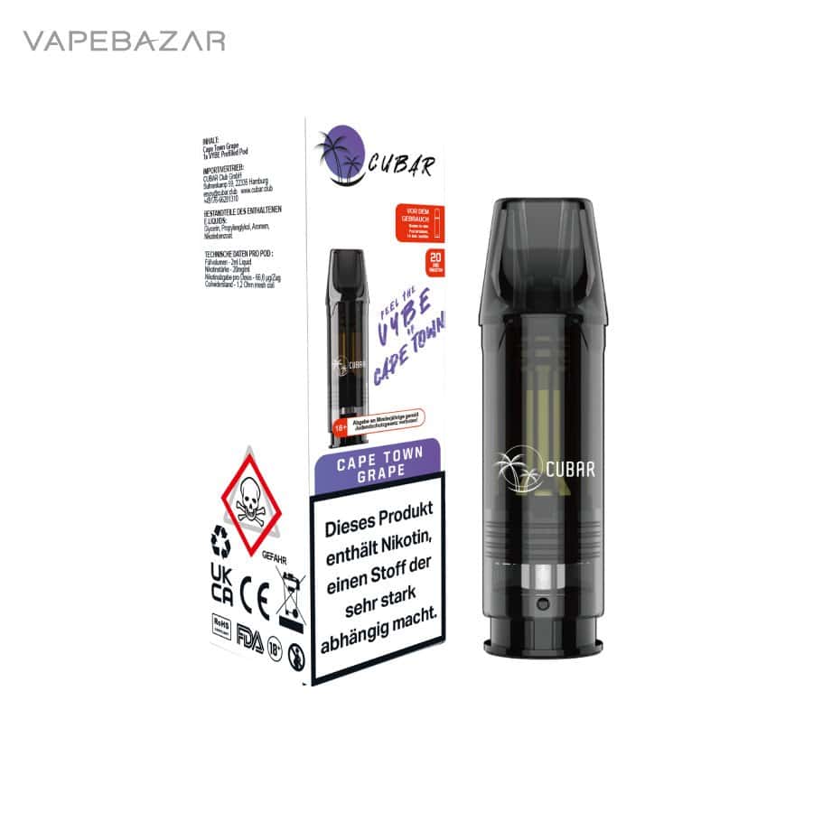 Cuba Pod Cape Town Grape 03 | Vapebazar Cubar Club Pods - Cape Town Grape | Vapebazar