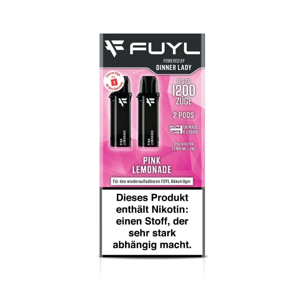 DINNER LADY FUYL Pod Pink Lemomade 03 | Vapebazar Dinner Lady Fuyl Pods - Pink Lemonade