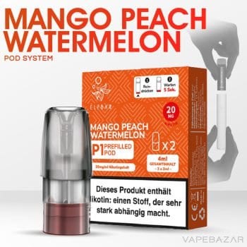 Elf Bar Mate 500 Pod - Mango Peach Watermelon - VAPEBAZAR