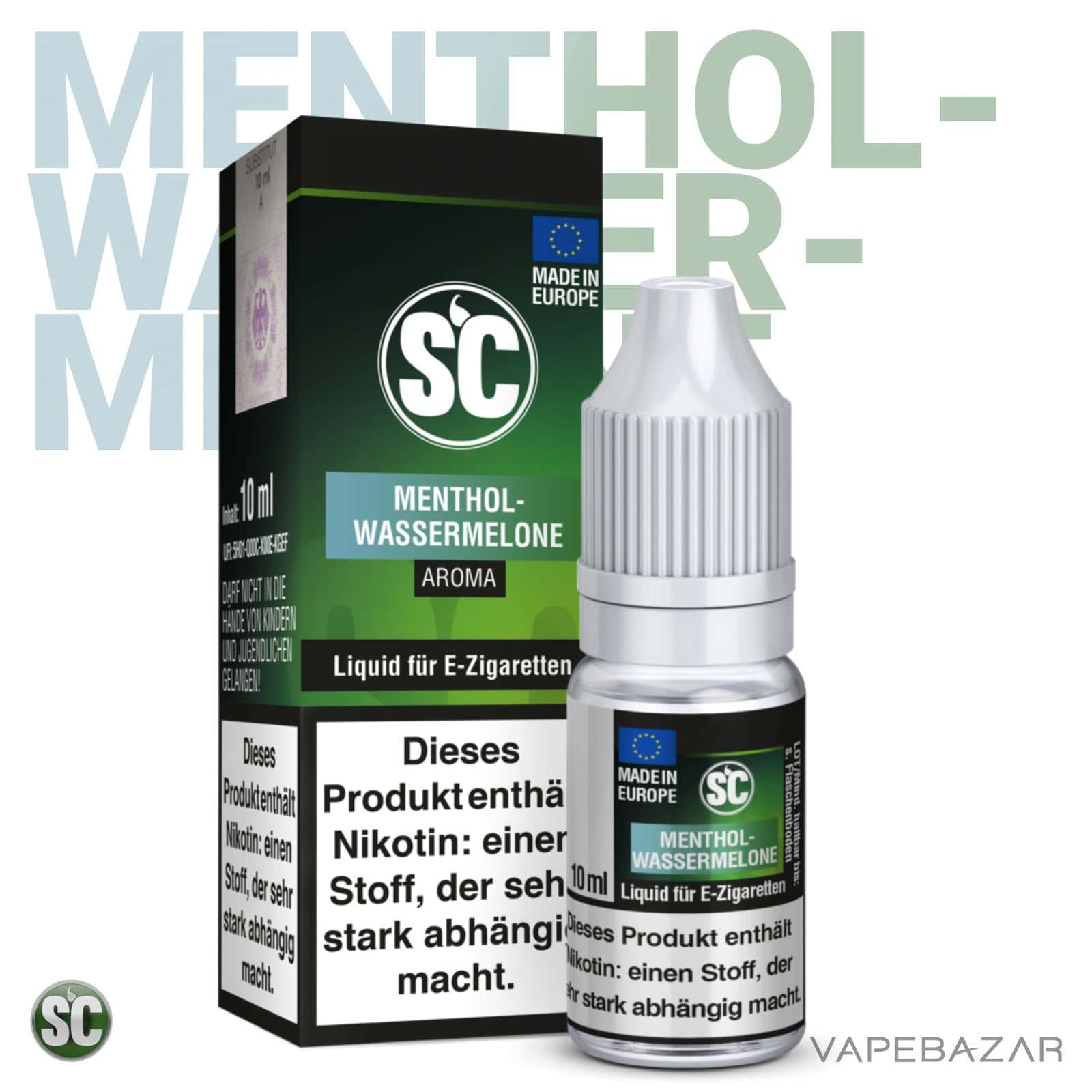 MentholWassermelone2 | Vapebazar Sc Liquid - Menthol Wassermelone