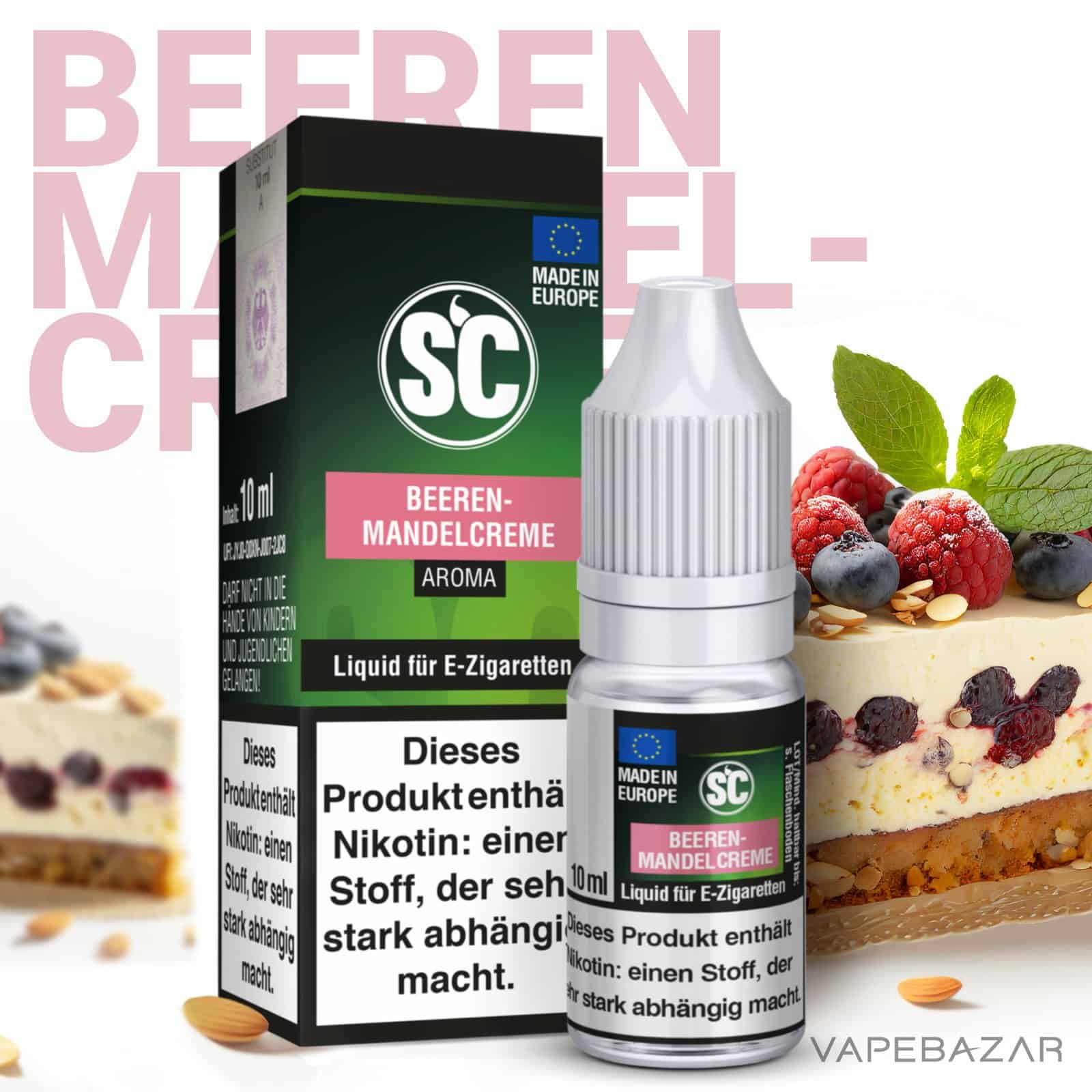 SC Liquids Beeren Mandelcreme 1 | Vapebazar Sc-Liquids-Beeren-Mandelcreme Alle Liquid Sorten
