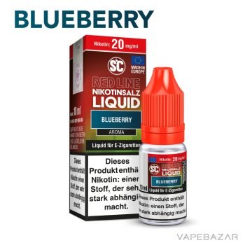 SC Red Line Nikotinsalz Liquid - Blueberry | Vapebazar