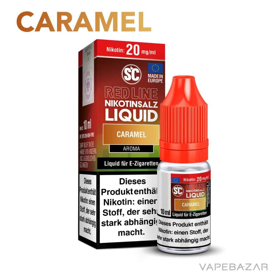 Sc Nikotinsalz Caramel 02 | Vapebazar Sc Red Line Nikotinsalz Liquid - Caramel | Vapebazar