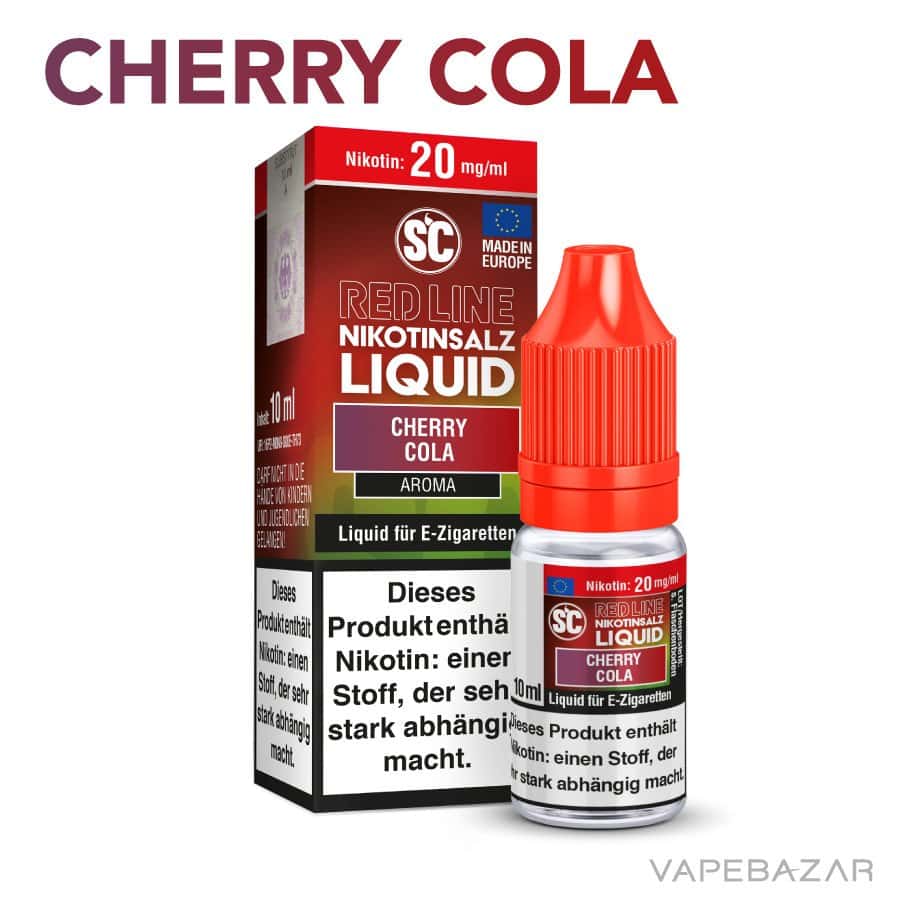 Sc Nikotinsalz Cherry Cola 02 | Vapebazar Sc Red Line Nikotinsalz Liquid - Cherry Cola | Vapebazar