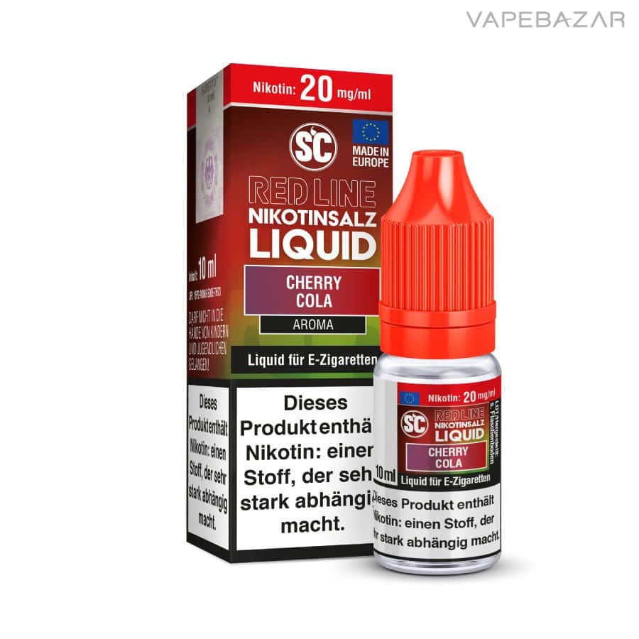 Sc Nikotinsalz Cherry Cola | Vapebazar Sc Red Line Nikotinsalz Liquid - Cherry Cola | Vapebazar