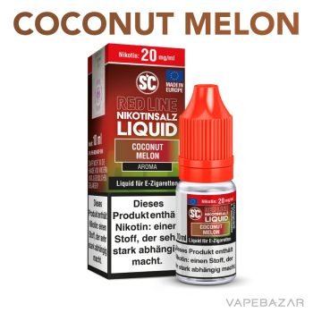 SC Red Line Nikotinsalz Liquid - Coconut Melon | Vapebazar