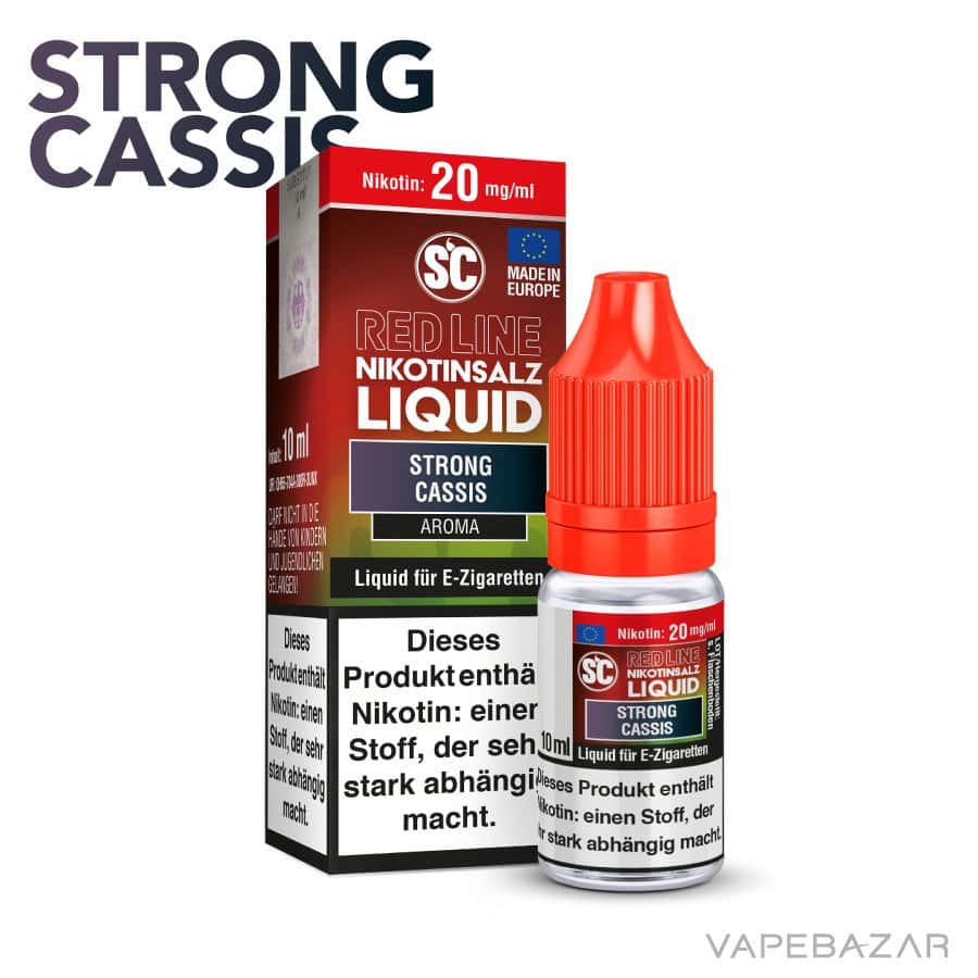 Sc Nikotinsalz Strong Cassis 02 | Vapebazar Sc Nikontsalt Liquid Strong Cassis
