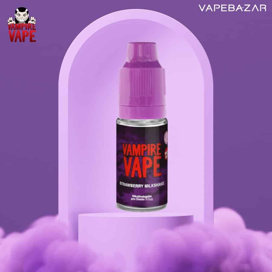 Vampire Vape Strawberry Milkshake | Vapebazar Vampire Vape Liquid - Strawberry Milkshake | Vapebazar