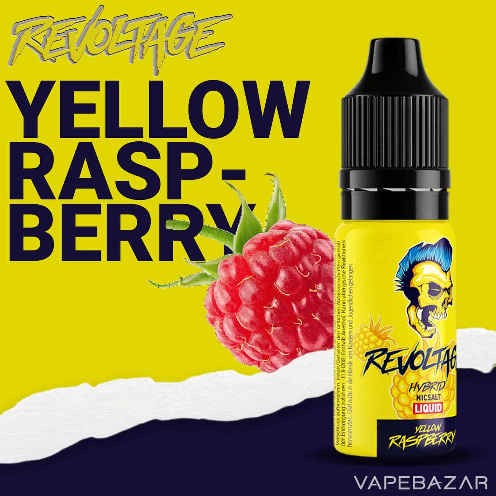 YellowRaspberry | Vapebazar Revoltage Hybrid Nicsalt Liquid - Yellow Raspberry