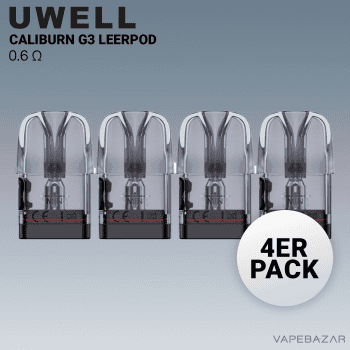 UWELL Caliburn G3 Refillable Pods - 0,6 Ohm Leerpods