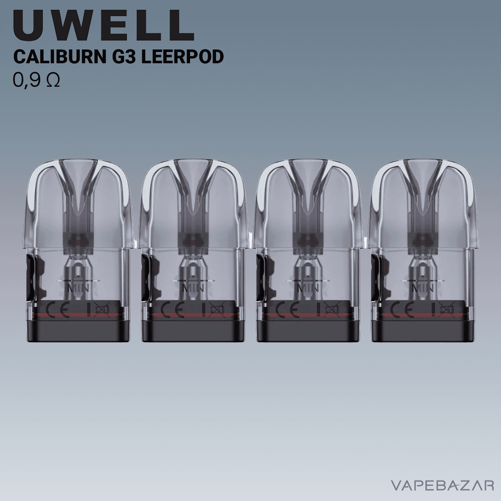 2 0.9 | Vapebazar Uwell Caliburn G3 Leerpod 0.9 Ohm