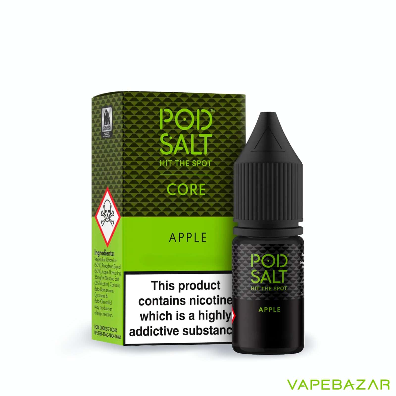Apple3 | Vapebazar Podsalt Core - Blue Ice