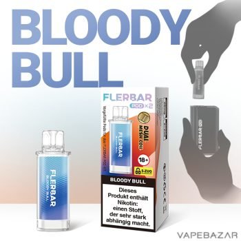 Flerbar Pods - Bloody Bull – Prefilled Liquid Pod – 2er Pack