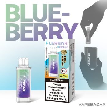 Flerbar Pods - Blueberry – Prefilled Liquid Pod – 2er Pack