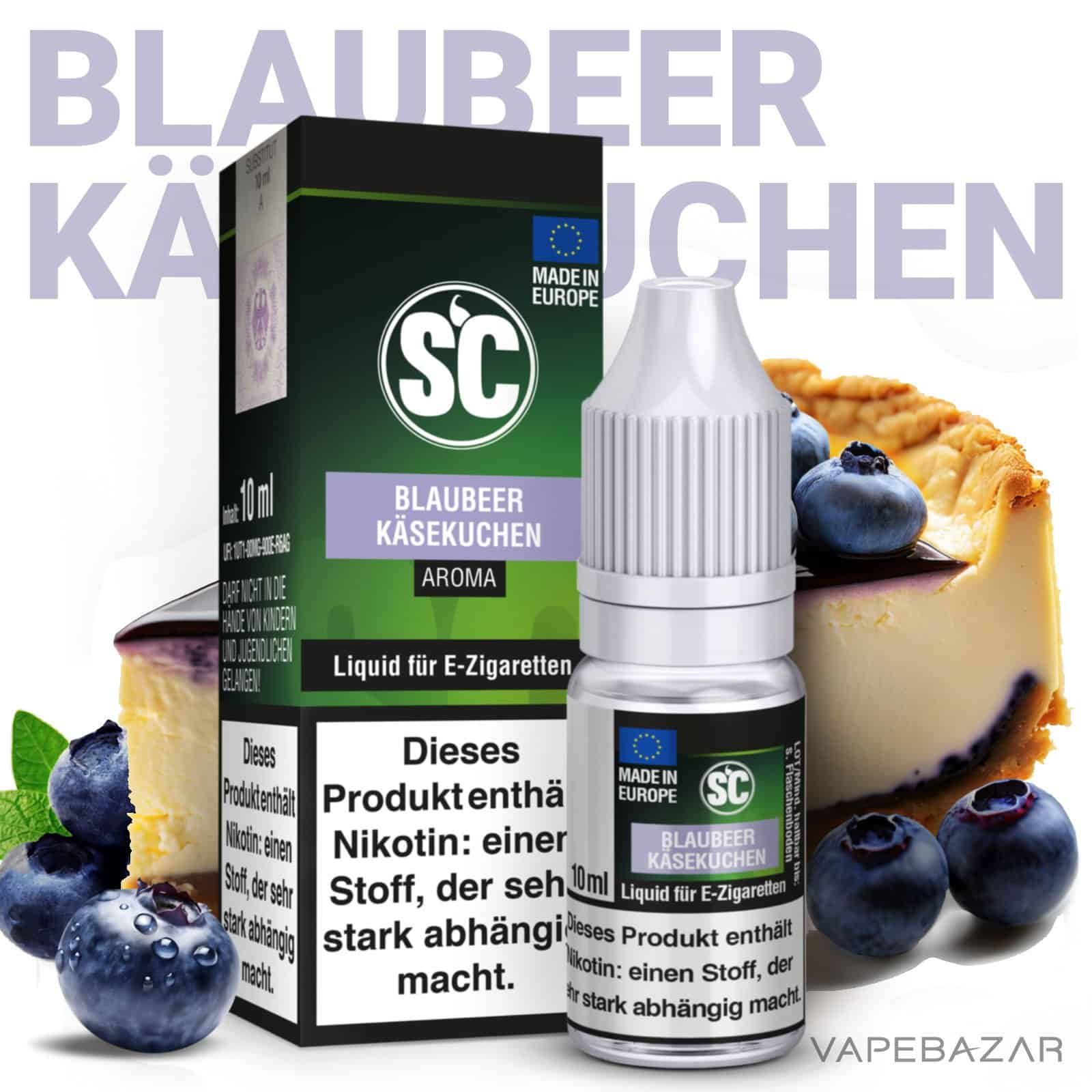 BlaubeerKaeseluchen1 | Vapebazar Sc Liquid - Blaubeer Käsekuchen
