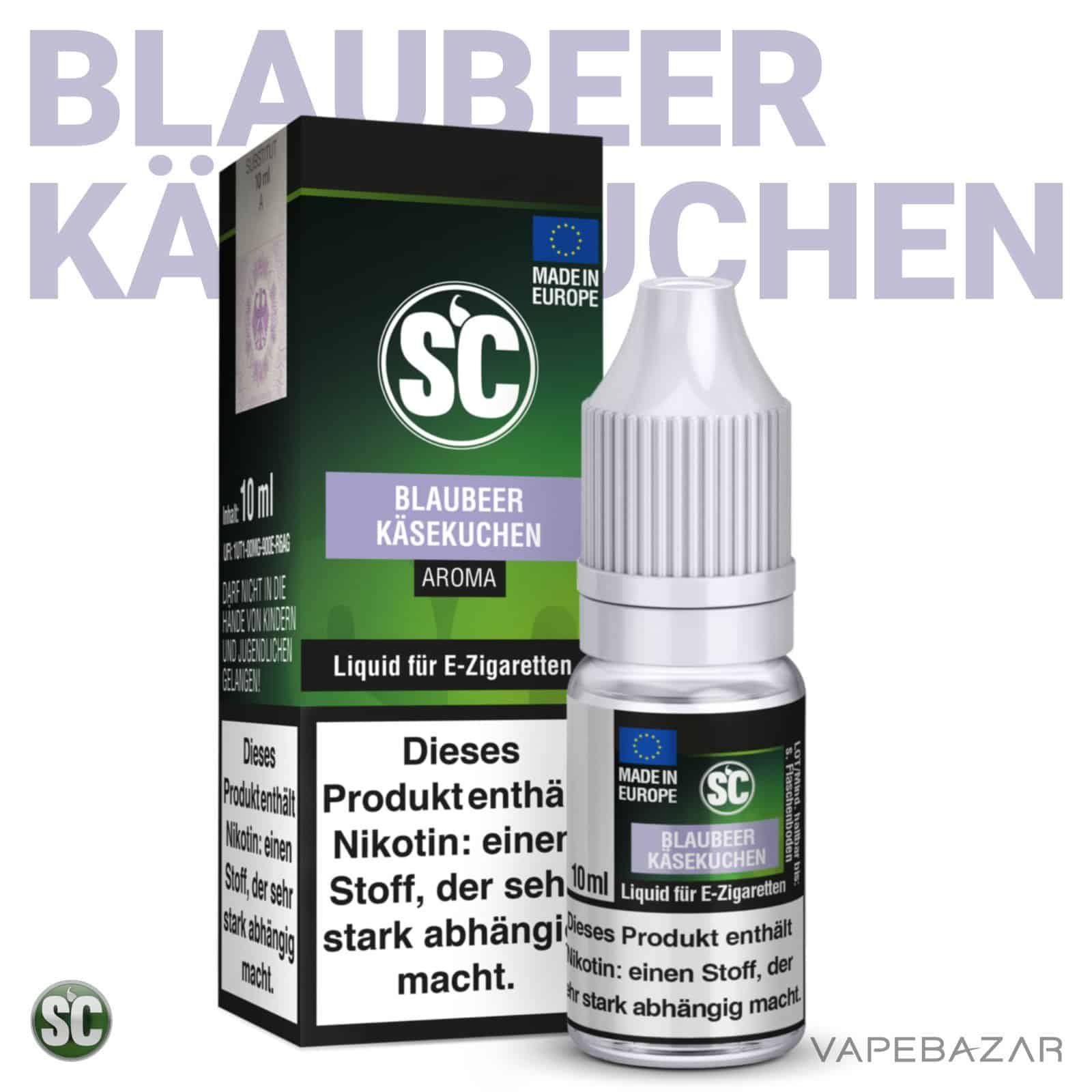 BlauerKaesekuchen2 | Vapebazar Sc Liquid - Blaubeer Käsekuchen