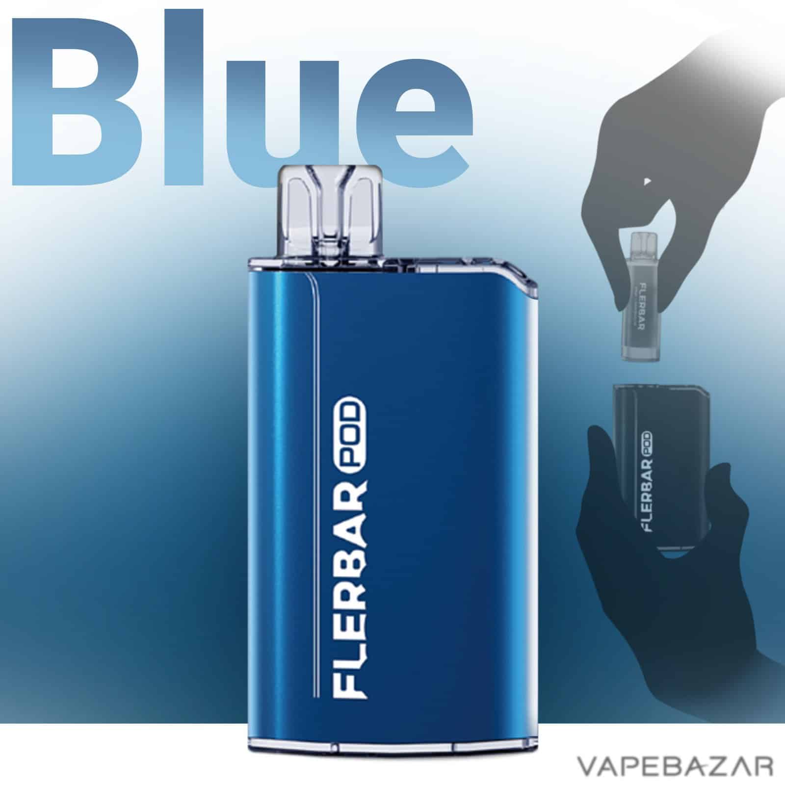 Blue 1 3 | Vapebazar Flerbar Podsystem Kit - Blau