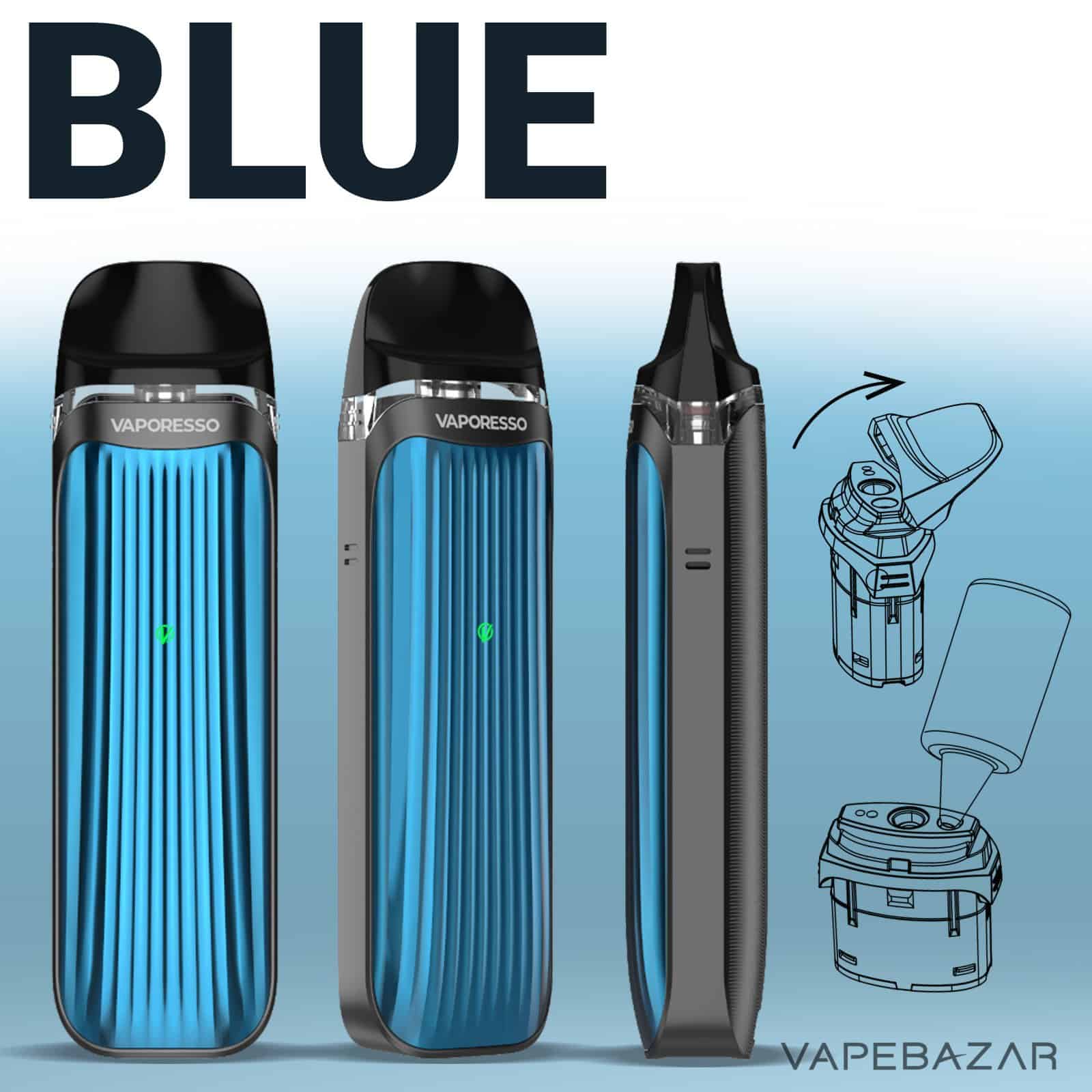 Blue2 1 | Vapebazar Vaporesso Luxe Q5 Podsystem - Blue