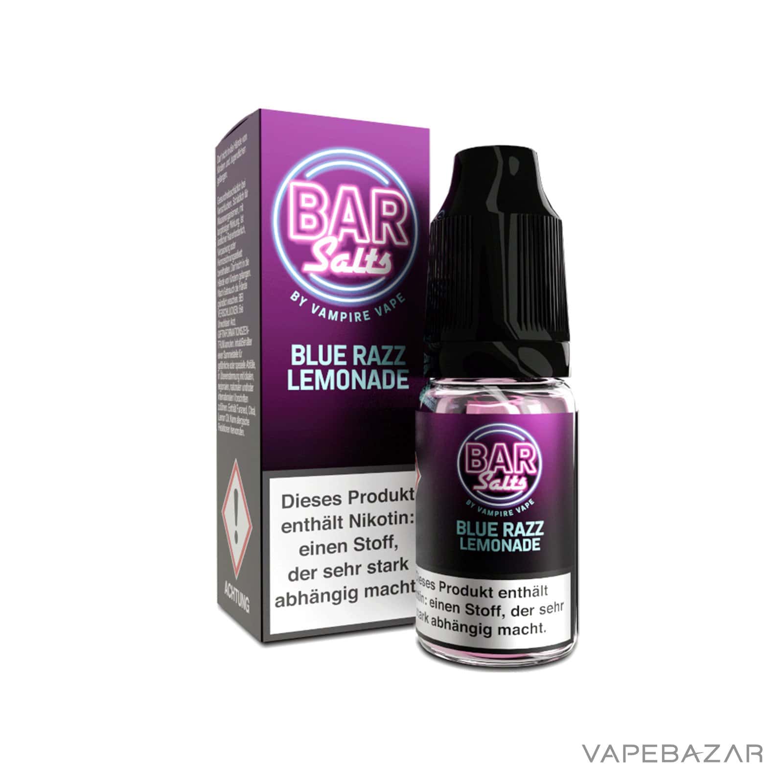 BlueRazzLemonade3 | Vapebazar Vampie Vape Bar Salt - Blue Razz Lemonade - Nikotinsaltz