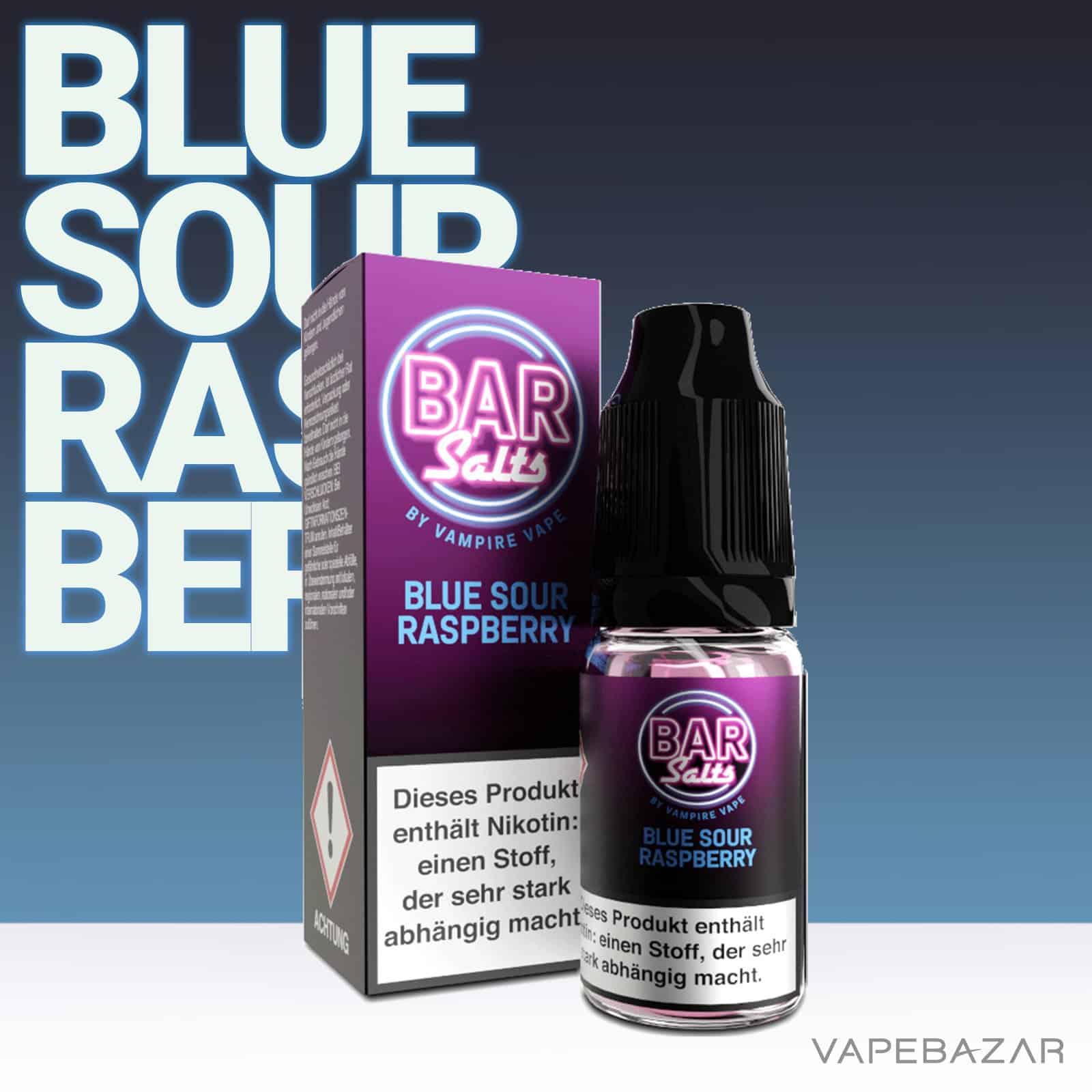 BlueSourRaspberry2 | Vapebazar Vampie Vape Bar Salt - Blue Sour Raspberry - Nikotinsaltz