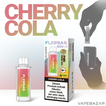 Flerbar Pods - Cherry Cola – Prefilled Liquid Pod – 2er Pack