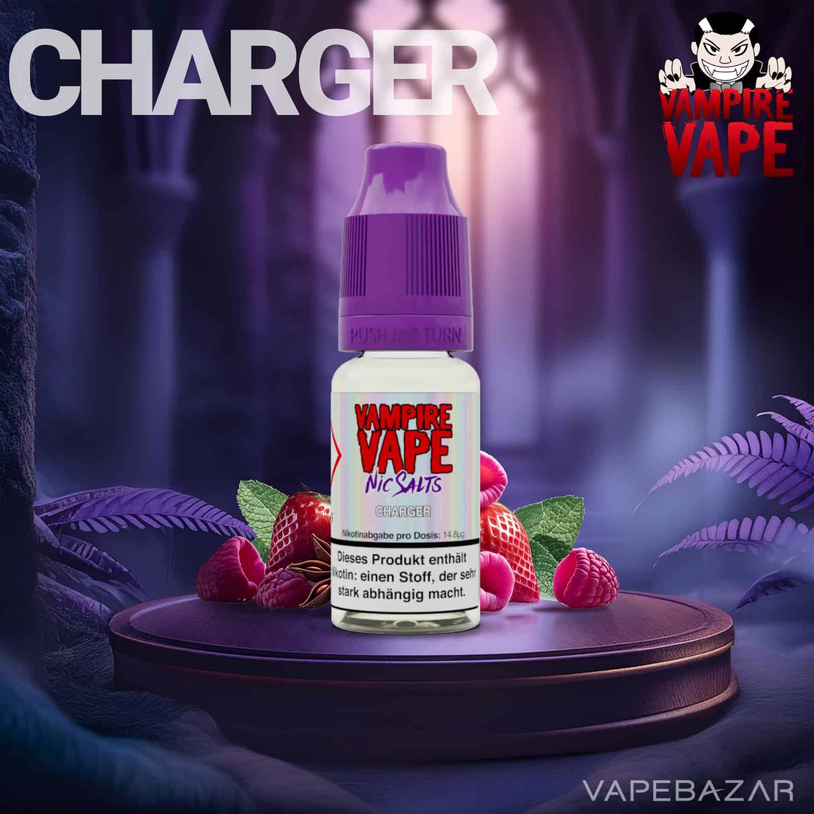 Charger | Vapebazar Vampie Vape Nic Salt - Charger - Liquid