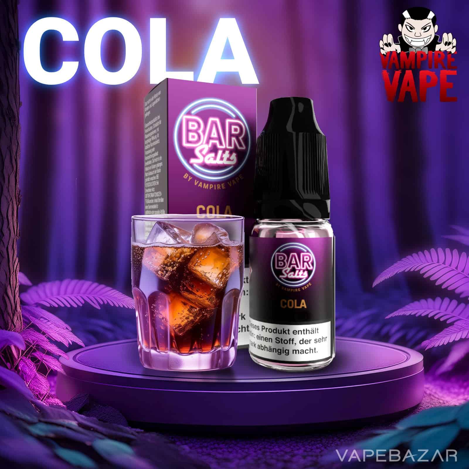 Cola | Vapebazar Vampie Vape Bar Salts - Cola - Nikotinsaltz