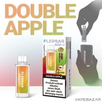 Flerbar Pods - Double Apple – Prefilled Liquid Pod – 2er Pack
