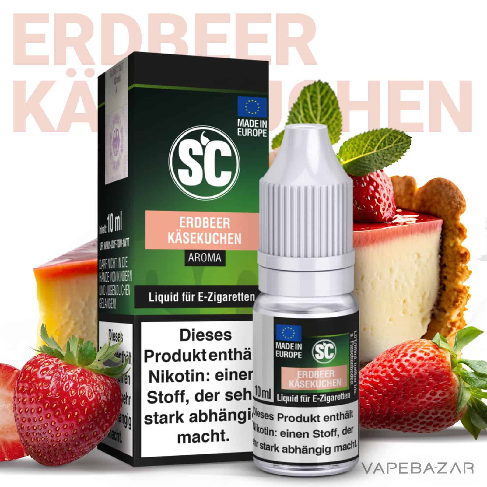 ErdbeerKaesekuchen1 | Vapebazar Sc Liquid - Erdbeer Käsekuchen