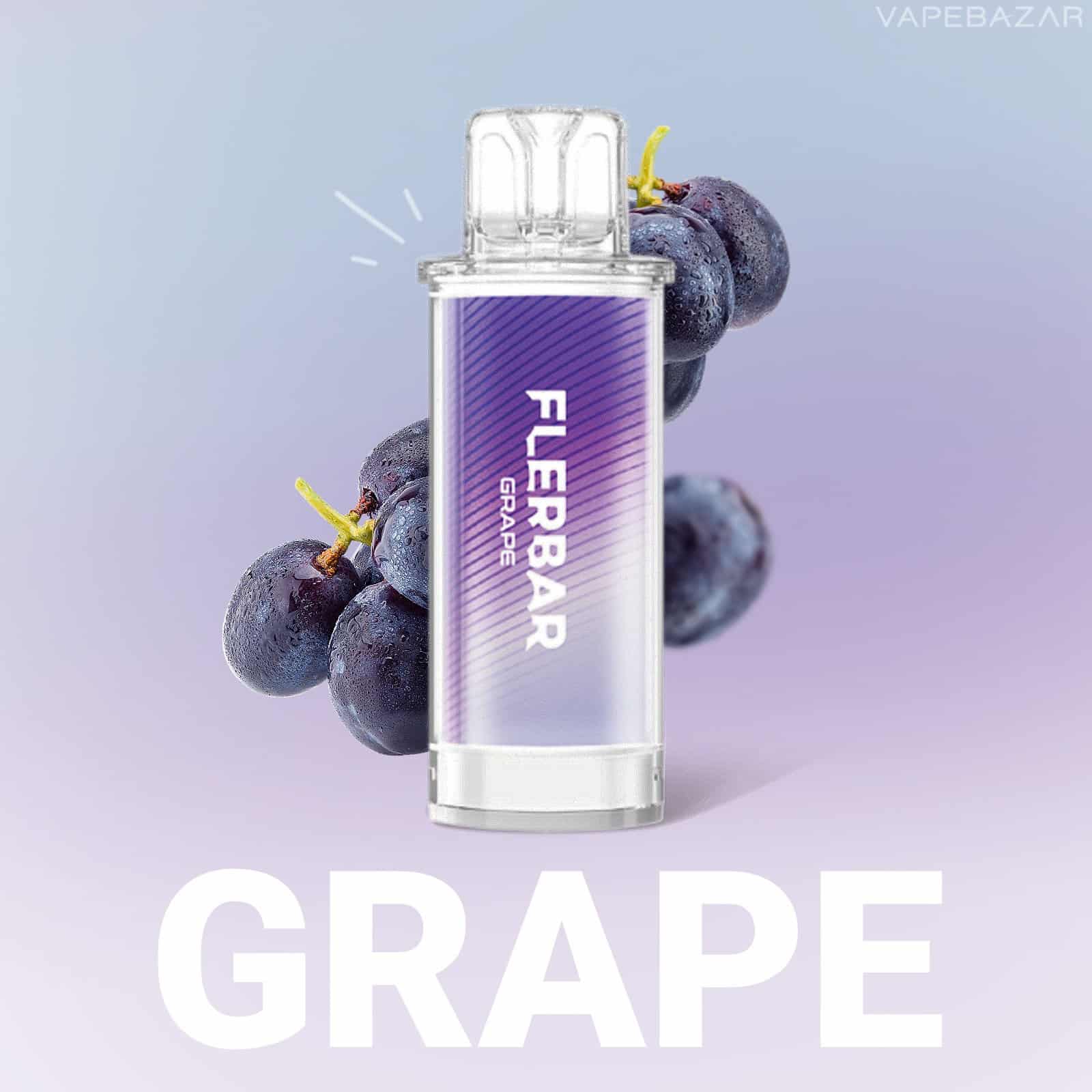 Flerbar Pods Grape | Vapebazar Flerbar Pods - Grape – Prefilled Liquid Pod – 2Er Pack