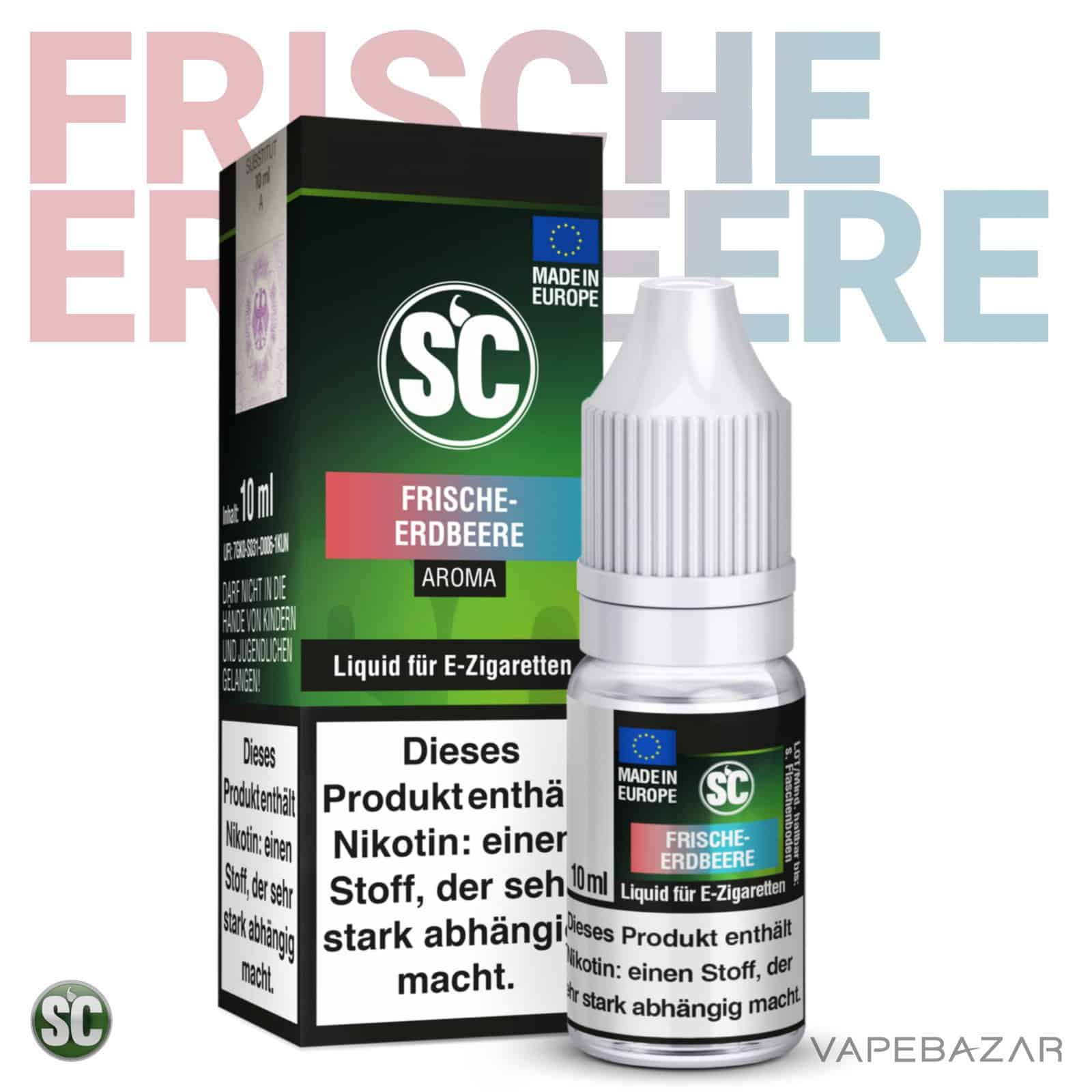 FrischeErdbeere2 | Vapebazar Sc Liquid - Frische Erdbeere