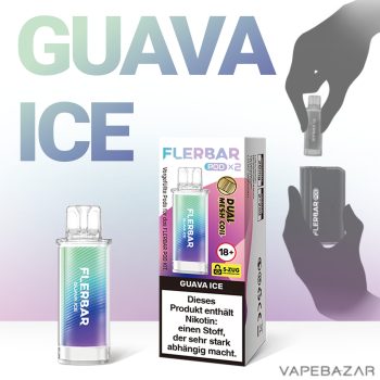 Flerbar Pods - Guava Ice – Prefilled Liquid Pod – 2er Pack