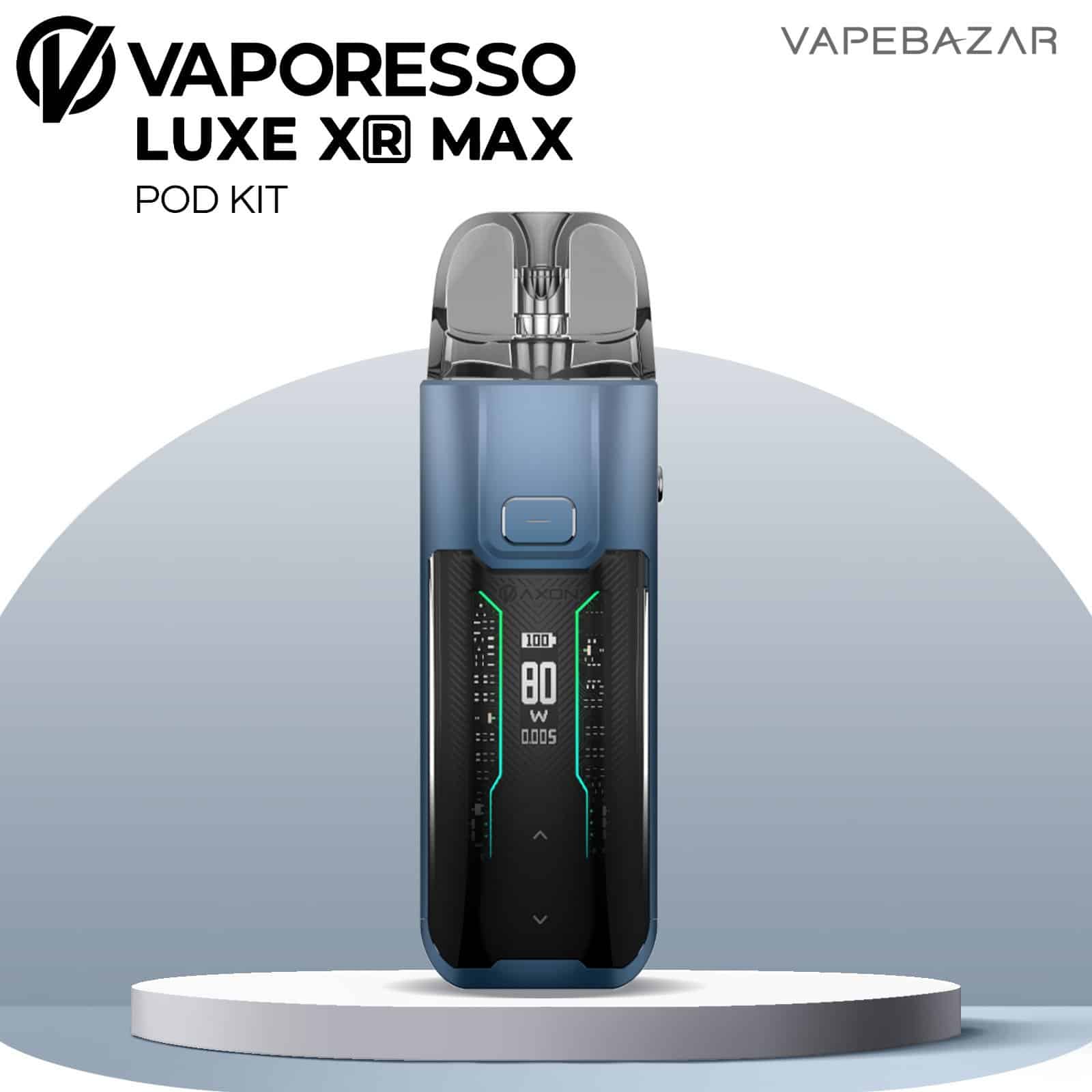 Glacier Blue | Vapebazar Vaporesso Luxe Xr Max Podsystem - Glacier Blue