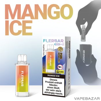 Flerbar Pods - Mango Ice – Prefilled Liquid Pod – 2er Pack