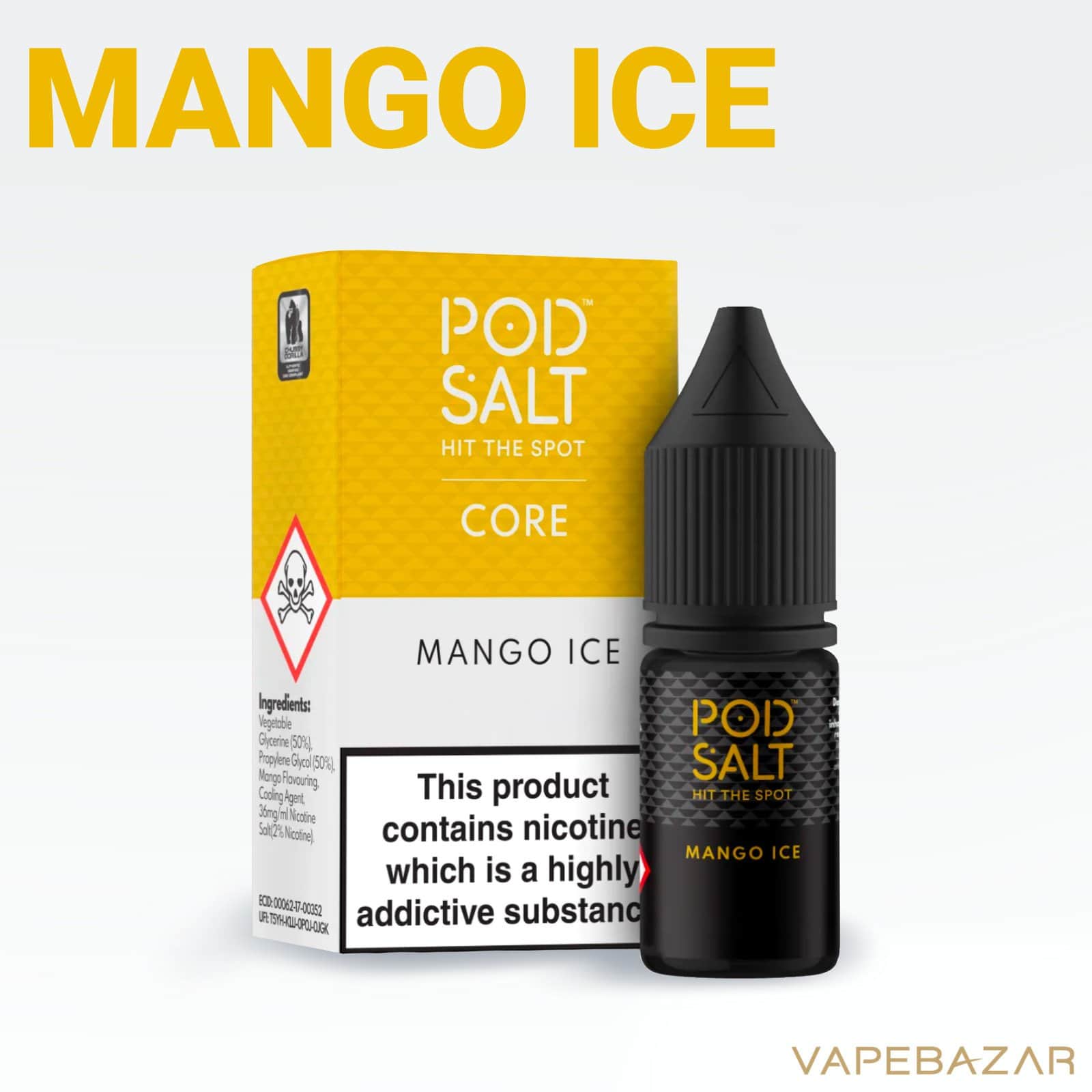 MangoIce2 | Vapebazar Podsalt Core - Blue Ice