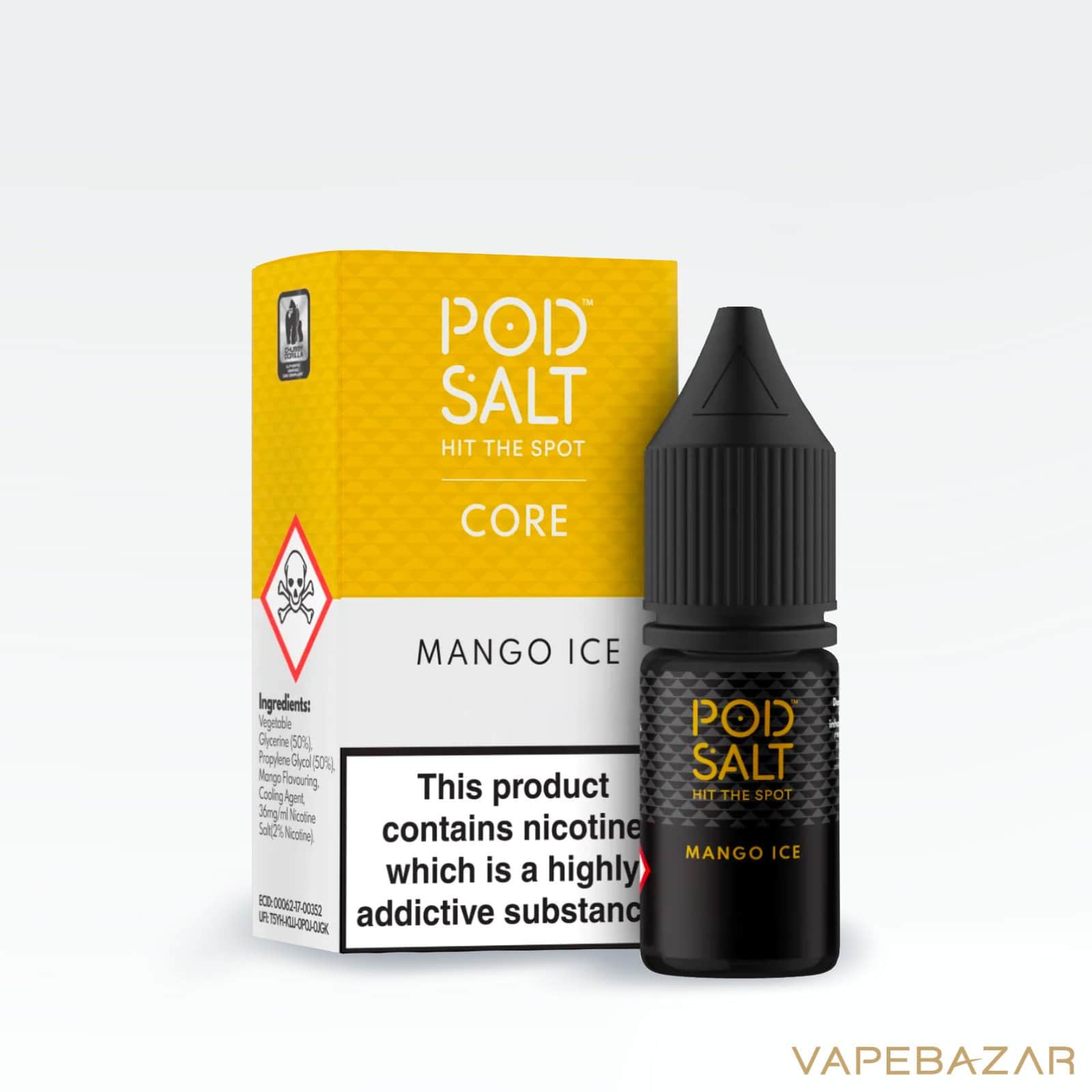 MangoIce3 | Vapebazar Podsalt Core - Blue Ice